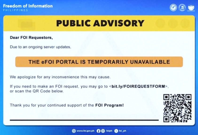 FOI advisory01 rev1